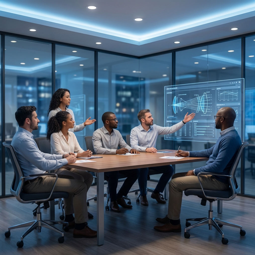 天目與合作夥伴的技術研討會議